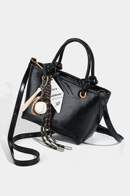 Maillard Red Fashion Bucket Shoulder Crossbody Handheld Bag