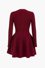 JANICE - KNIT PUFF HEM SWEATER