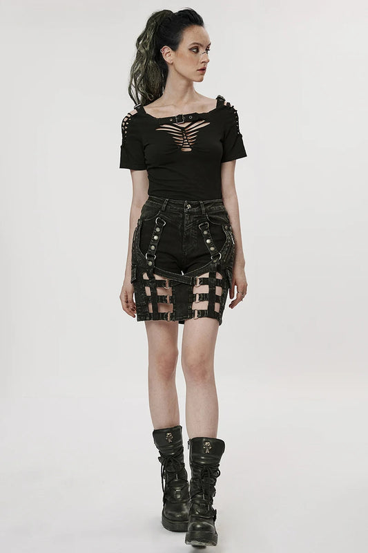 Women's Post-apocalyptic Style The Pantskirt Daily Two Wear Techwear Detachable Personality Skirt