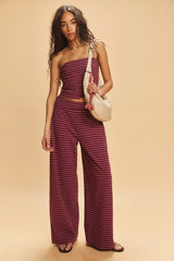 SARAHLEE - CHIC FLOWY TWO-PIECE OUTFIT SET
