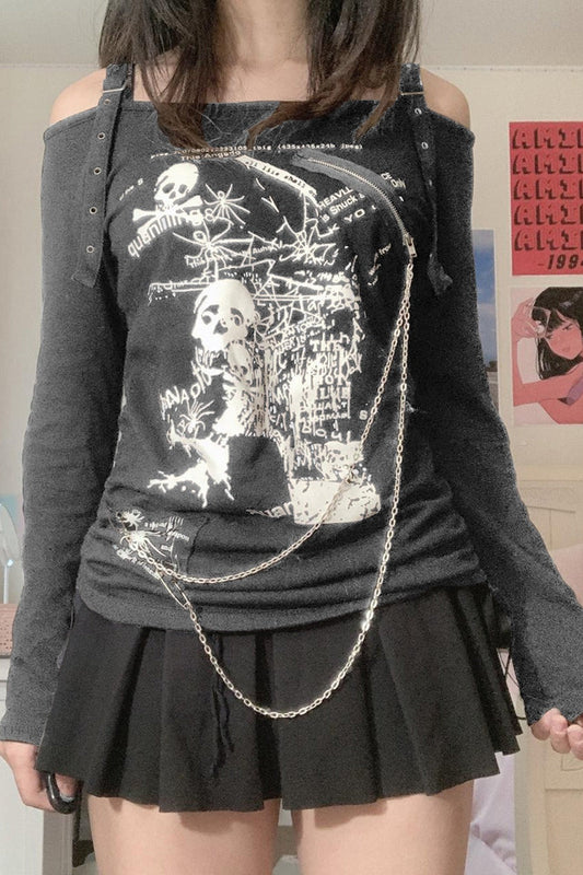 Halloween Skull Spider T-Shirt