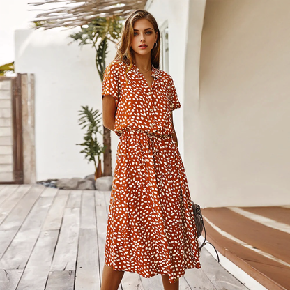 Julia Fashion - Polka Dot Women Dress