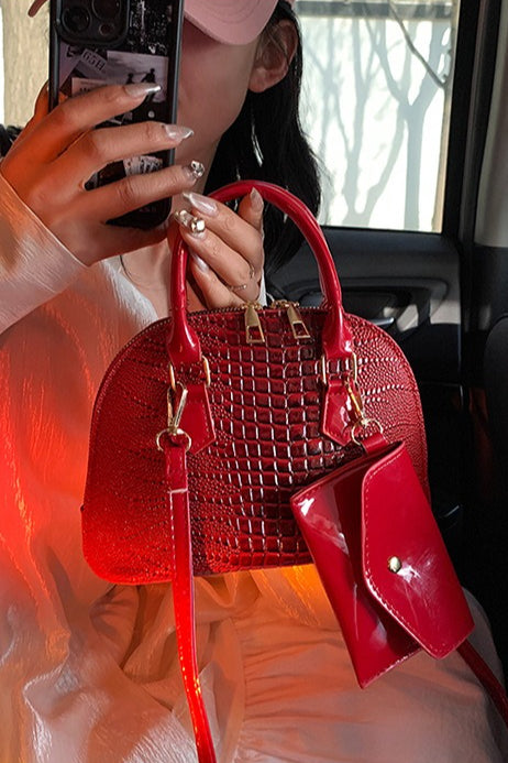 Minimalist PU Shell Small Crossbody Bag