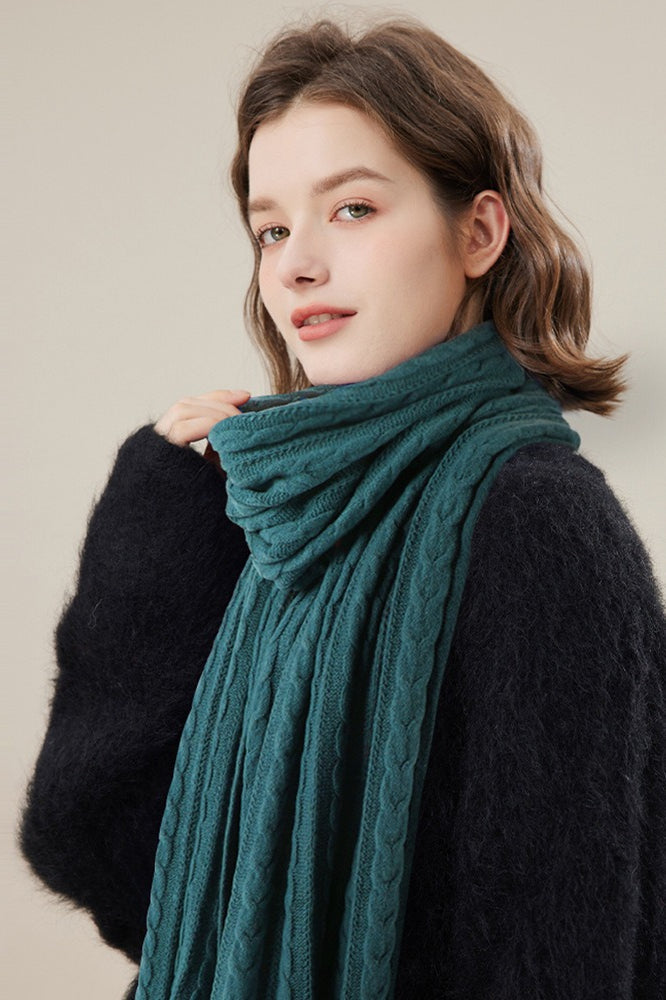 Soft Plush Long Cozy Christmas Scarf