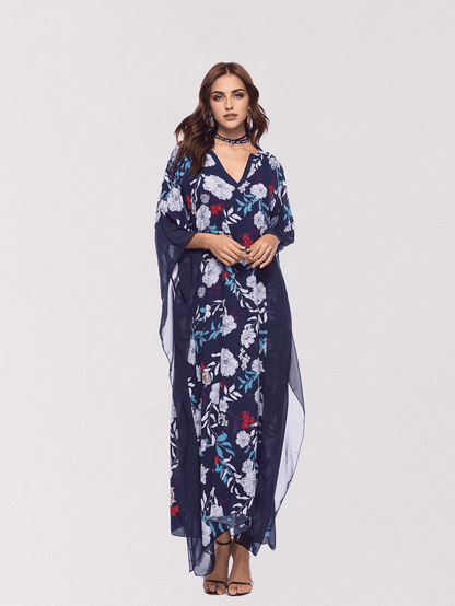 JuliaFashion-Breezin' Through Floral Boho Dress