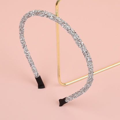 Christmas Rhinestone Glitter Red Green Party Hair Accessory