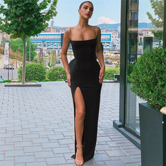 JuliaFashion - Sexy Sleeveless Camisole Clubwear Evening Party Dress