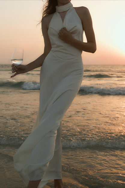 Draped Cowl Party Dress