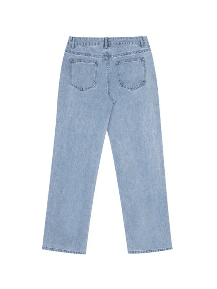 Light Wash Denim Boyfriend Jeans Jeans