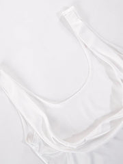 Satin Draped Lace Bralette Top Tops&Tees