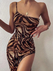 Julia Fashion - Vintage Elegant Sleeveless High Street Mini Dress