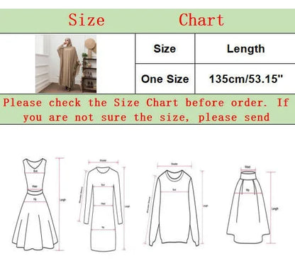 JuliaFashion - Women Solid Color Headgear Bat Cardigan Robes Ramadan Muslim Muslim Clothes Long Sleeve Cardigan Maxi Dress