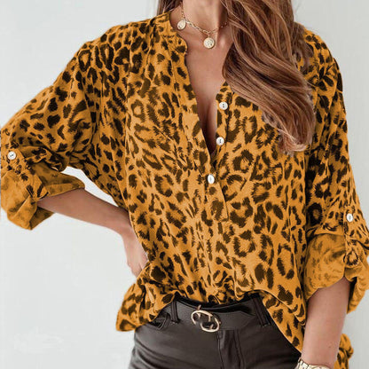 Leopard Pattern Wild Women T-Shirts