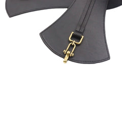 JuliaFashion-Fan-shaped Pair Buckle High Elastic Wide Belt