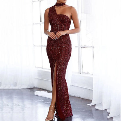 JuliaFashion-Formal Backless Floor-Length Evening Dress