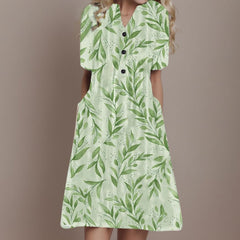 JuliaFashion - 2024 Summer Beach Sundress with Pockets