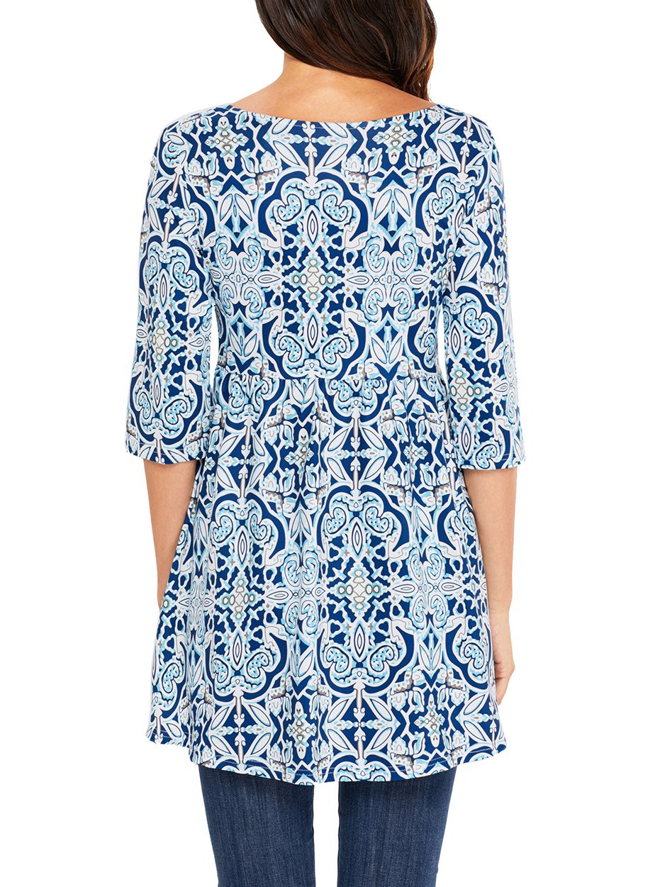 JuliaFashion - 2024 Take Me Away Geo Print Mini Dress