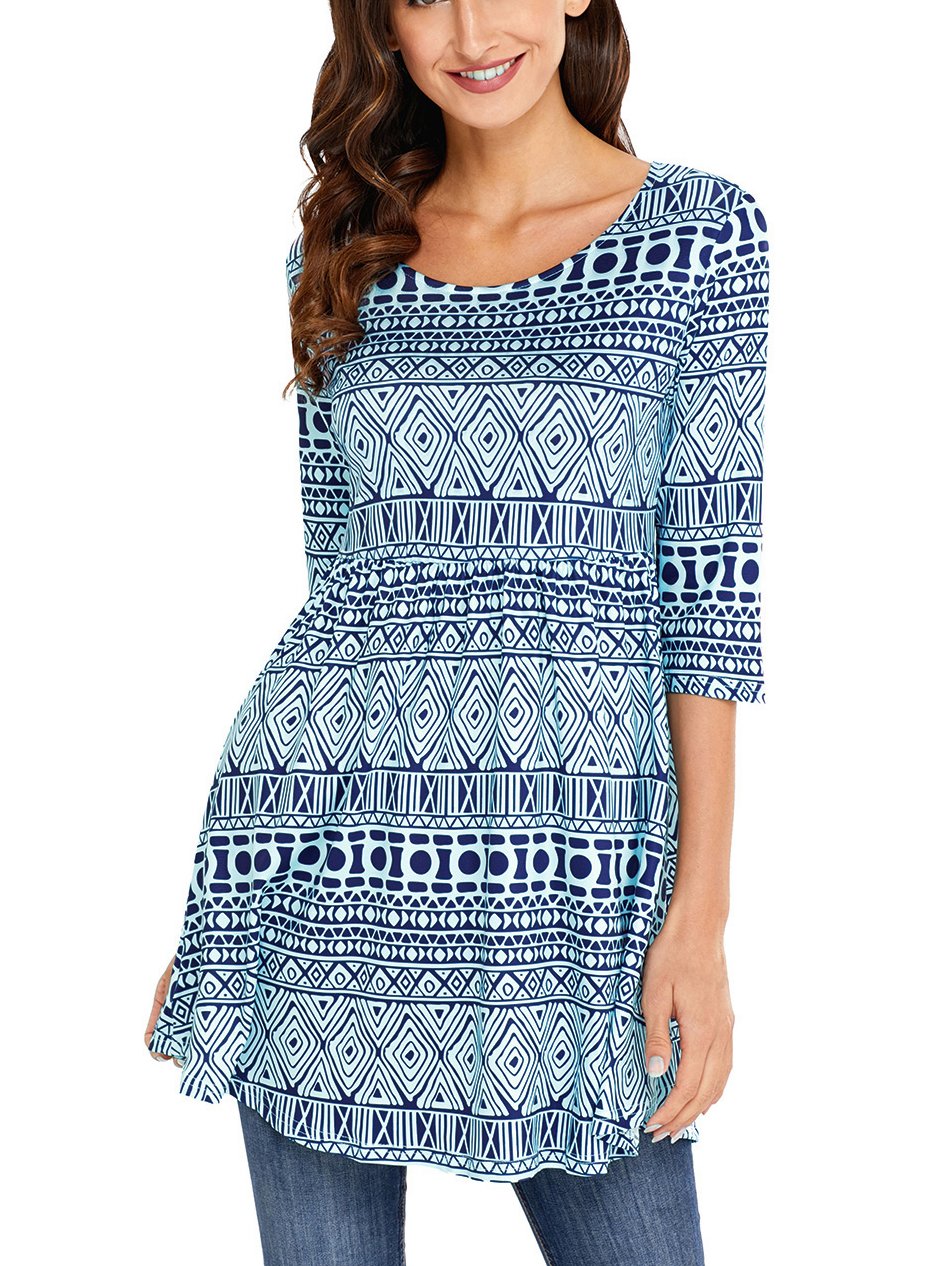 JuliaFashion - 2024Simply Perfect Geo Print Mini Dress