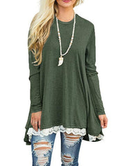 JuliaFashion - Wander Away Lace Mini Dress