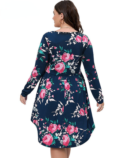 JuliaFashion-Floral Sexy Casual Feminino Dresses