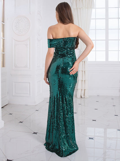 JuliaFashion-Open Back Floor-length Celebrity Dress