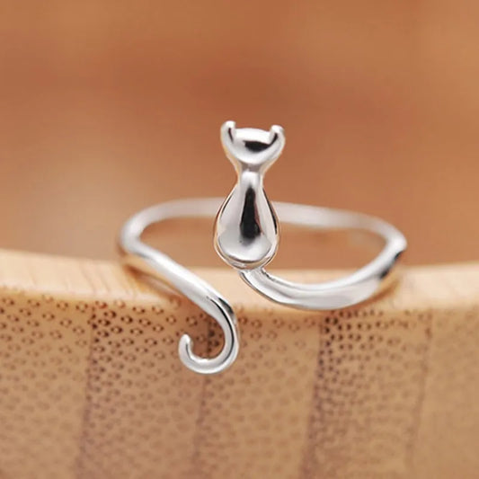 JuliaFashion-Luxury Designer Cat Engagement Ring