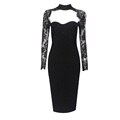 JuliaFashion-Lace Bandage Bodycon Elegant Dress