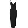 JuliaFashion - 2024 V-Neck Spaghetti Strap Club Celebrity Runway Party Dresses