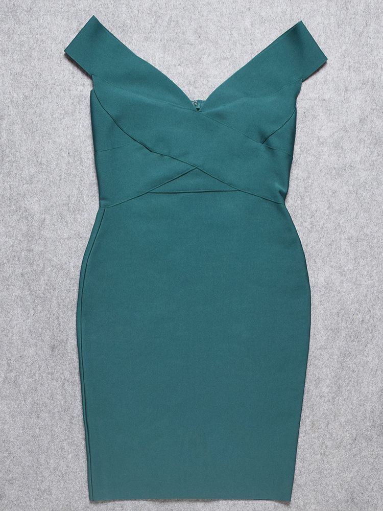 JuliaFashion - 2024 Sexy Deep V-Neck Sleeveless Bodycon Party Dress