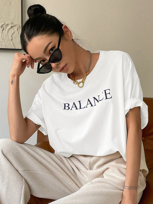 JuliaFashion - 2024 Summer Street Fashion Cotton Tee