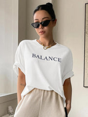 JuliaFashion - 2024 Summer Street Fashion Cotton Tee
