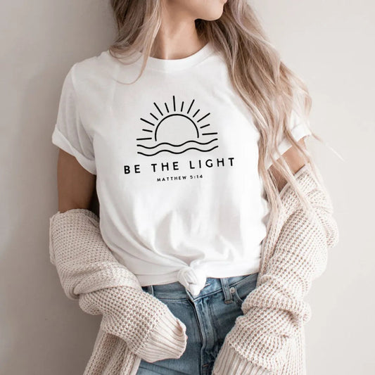 JuliaFashion-Inspirational Faithful Radiant Glowing Tee