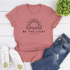 JuliaFashion-Inspirational Faithful Radiant Glowing Tee