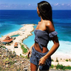 JuliaFashion - 2024 Women Summer Candy Color Handmade Cotton Knitted Crochet Mini Skirts