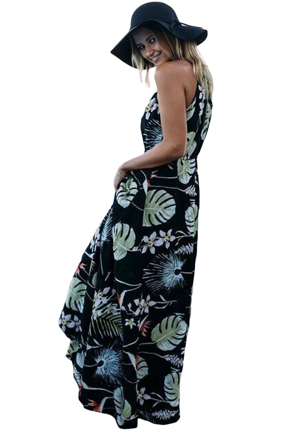 JuliaFashion-Love Me Or Not Floral Maxi Dress