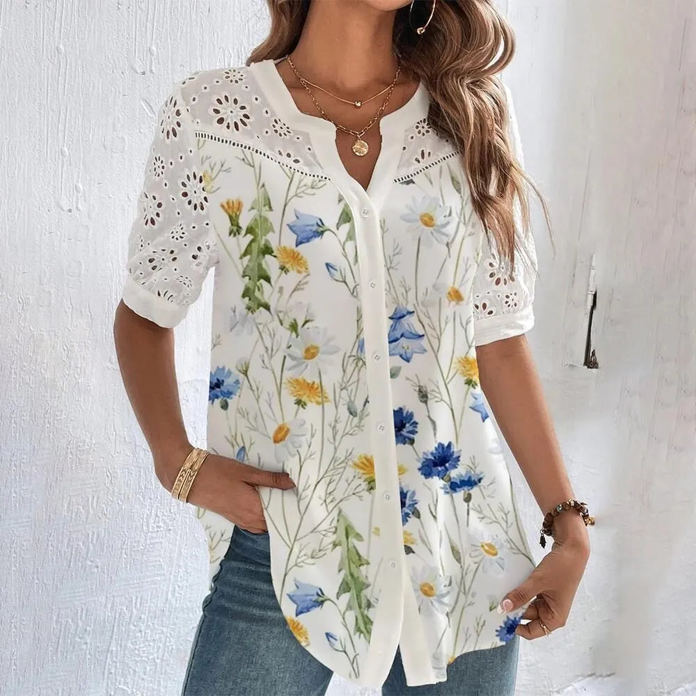 JuliaFashion-Fashion Casual Loose Blouse