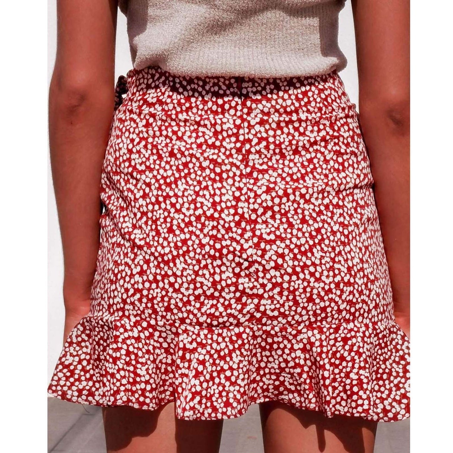 JuliaFashion - 2024 Versatile Pleated Bandage Short Skirt