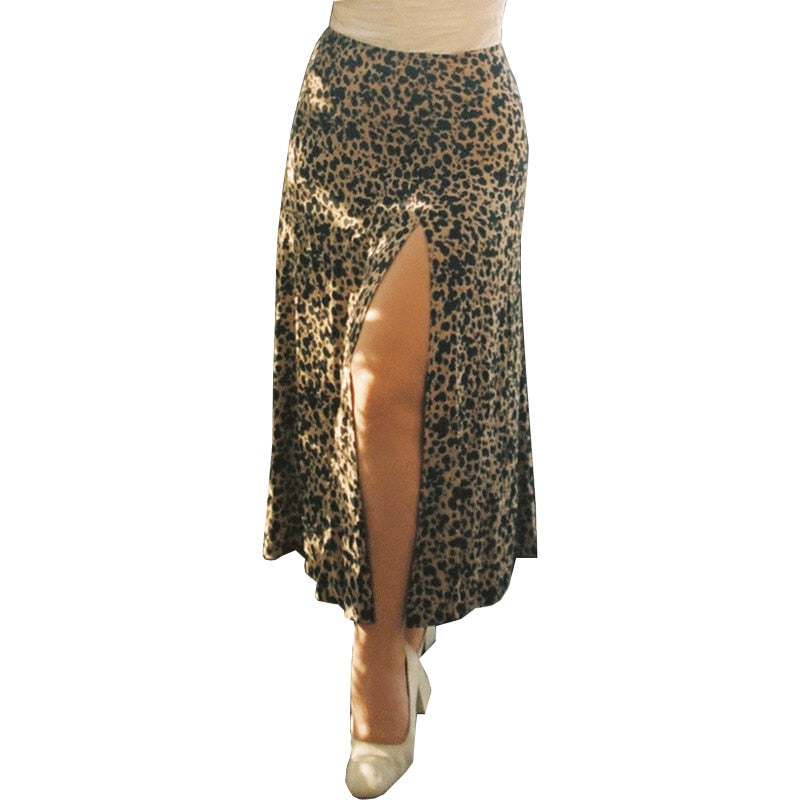 JuliaFashion-Beach Maxi Skirt with High Waist Skirt