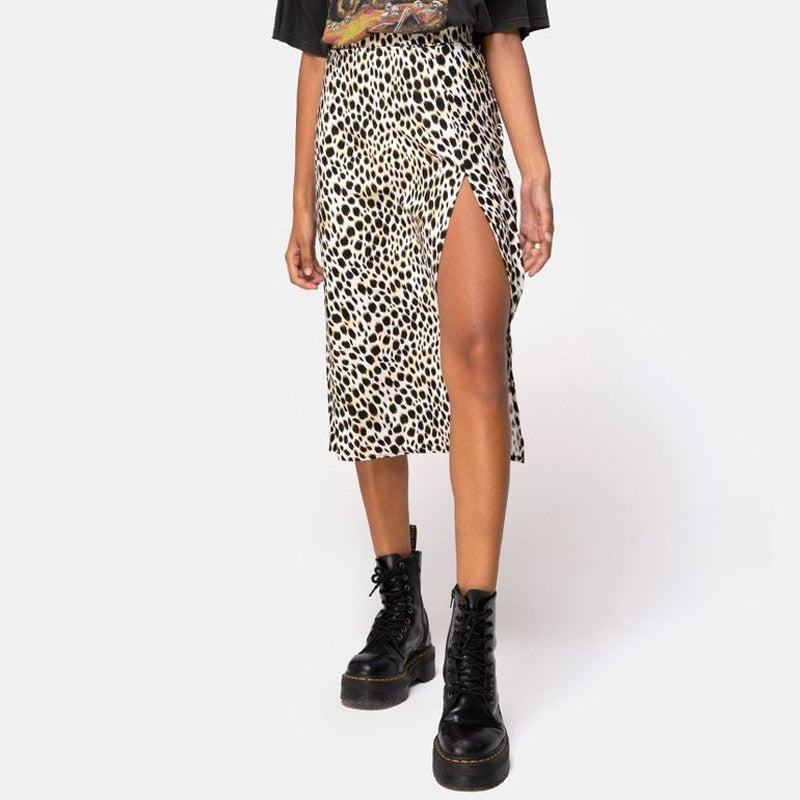 JuliaFashion-Beach Maxi Skirt with High Waist Skirt