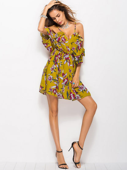 JuliaFashion-Look Into The Sun Floral Mini Dress