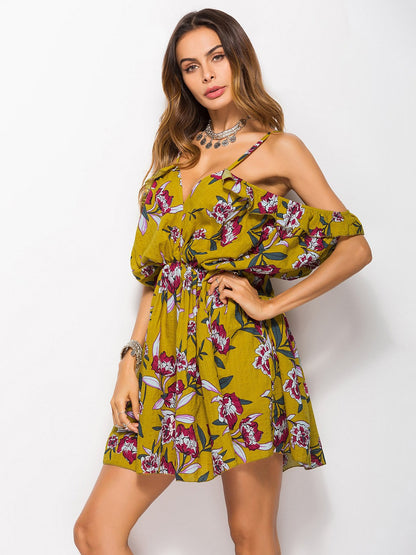 JuliaFashion-Look Into The Sun Floral Mini Dress