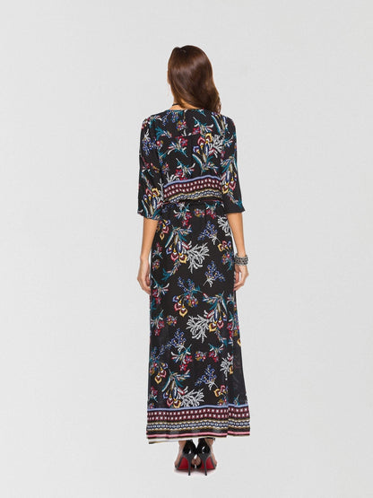 JuliaFashion-Going Somewhere Floral Button Down Maxi Dress