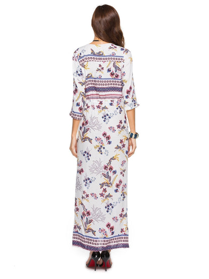 JuliaFashion-Going Somewhere Floral Button Down Maxi Dress