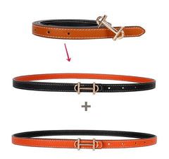 JuliaFashion-Luxury Brand Small Belt with Sweater Shirt