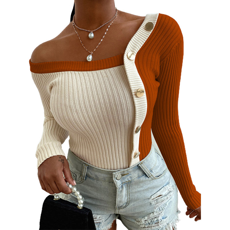 Women Fashion Long Sleeve Pullovers Tops