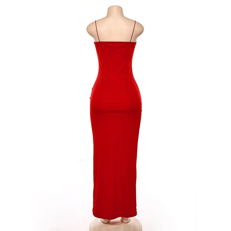 JuliaFashion - 2024 Sexy Sleeveless Camisole Clubwear Evening Party Dress