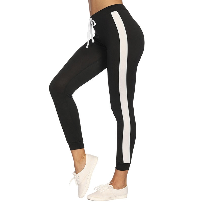 JuliaFashion-Jogger Dance Sport Pants Skinny Tracksuit Bottom