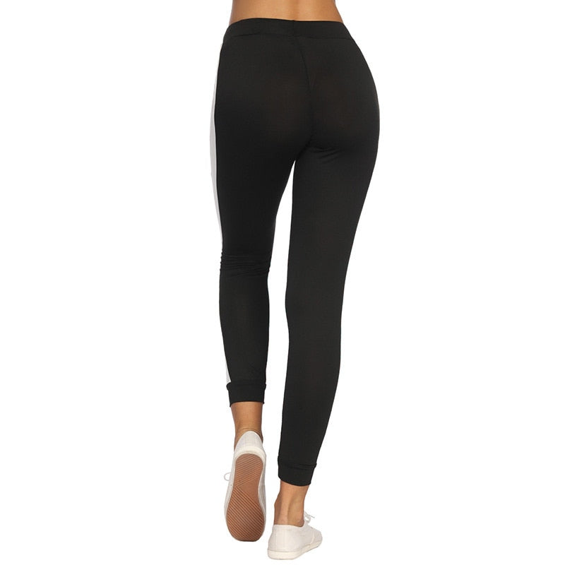 JuliaFashion-Jogger Dance Sport Pants Skinny Tracksuit Bottom