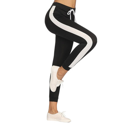 JuliaFashion-Jogger Dance Sport Pants Skinny Tracksuit Bottom