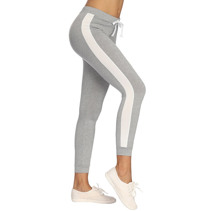 JuliaFashion-Jogger Dance Sport Pants Skinny Tracksuit Bottom